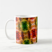 Redondos geram formas vermel heeft, verdes e doura koffiemok (Links)