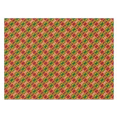 Redondos geram formas vermelhas, verdes e douradas tafelkleed (Voorkant (Horizontaal))