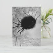 Redon's glimlachende Spider Halloween Party Invita Kaart (Staand voorkant)