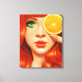 RedOrange Canvas Afdruk (Voorkant)