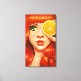 RedOrange Canvas Afdruk
