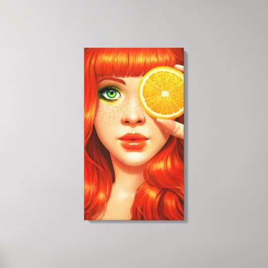 RedOrange Canvas Afdruk (Voorkant)