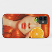 RedOrange Case-Mate iPhone Case (Achterkant (horizontaal))