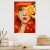 RedOrange Poster (Keuken)