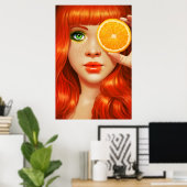 RedOrange Poster (Thuiskantoor)