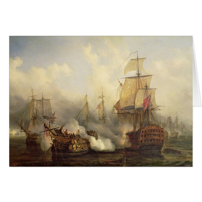 Redoutable te Trafalgar, 21 oktober 1805 (Voorkant Horizontaal)
