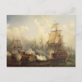 Redoutable te Trafalgar, 21 oktober 1805 Briefkaart (Voorkant)