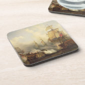 Redoutable te Trafalgar, 21 oktober 1805 Drankjes Onderzetter (Linkerzijde)