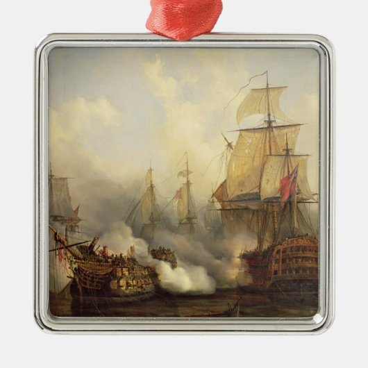 Redoutable te Trafalgar, 21 oktober 1805 Metalen Ornament (Voorkant)
