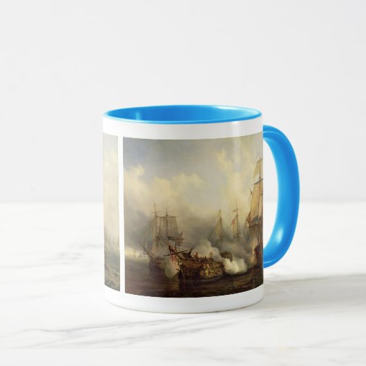 Redoutable te Trafalgar, 21 oktober 1805 Mok (Voorkant rechts)