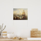 Redoutable te Trafalgar, 21 oktober 1805 Poster (Keuken)