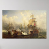 Redoutable te Trafalgar, 21 oktober 1805 Poster (Voorkant)