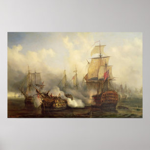Redoutable te Trafalgar, 21 oktober 1805 Poster
