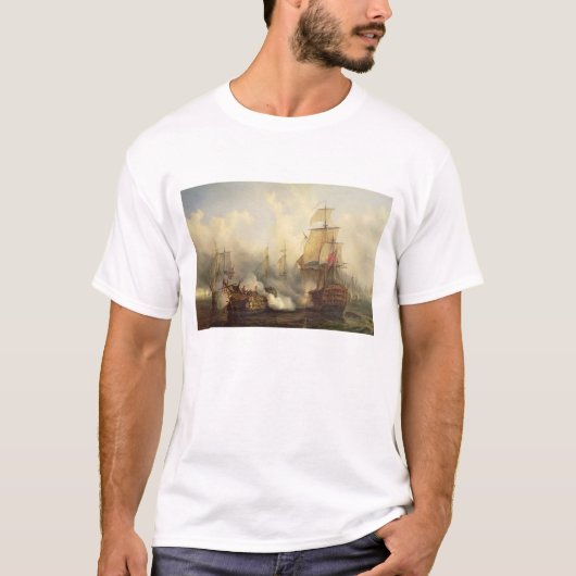 Redoutable te Trafalgar, 21 oktober 1805 T-shirt (Voorkant)