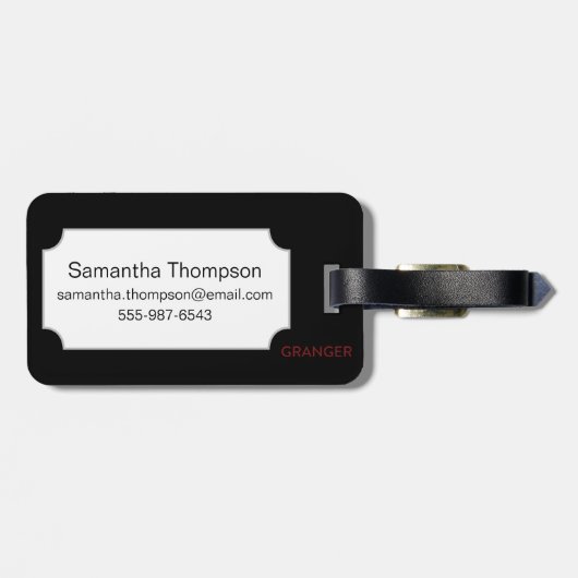 Redoute: Anemone, 1833 Bagagelabel (Achterkant horizontaal)