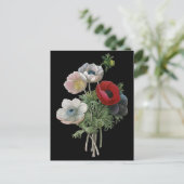 Redoute: Anemone, 1833 Briefkaart (Staand voorkant)