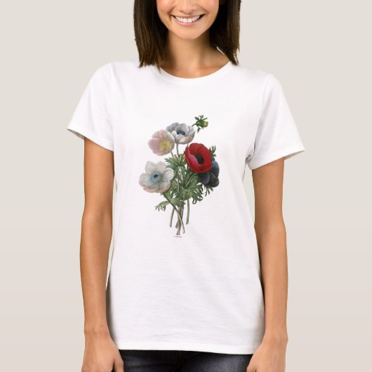 Redoute: Anemone, 1833 T-shirt (Voorkant)