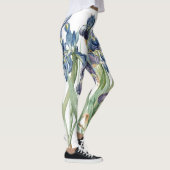Redoute Blue Iris Floral over afdruk Leggings (Rechts)