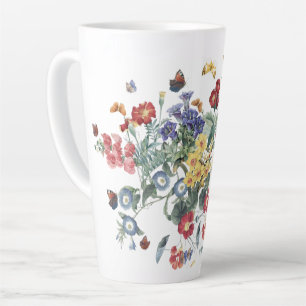  Redoute Butterfly Garden Flower Latte Mok
