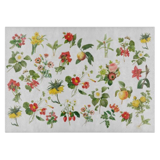 Redoute decoratieve fles snijplank (Voorkant)