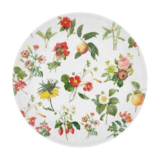 Redoute decoratieve fles snijplank (Voorkant)