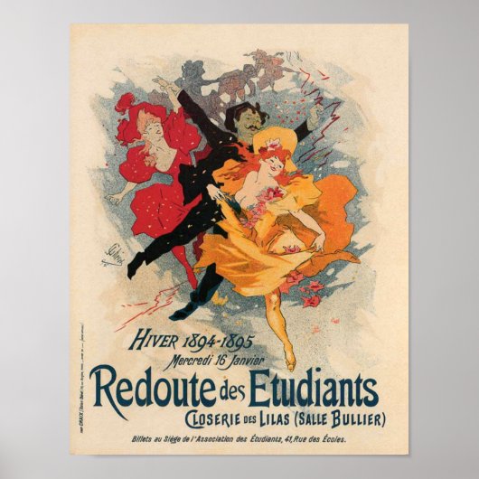 Redoute des Etudiants 1894 Poster (Voorkant)