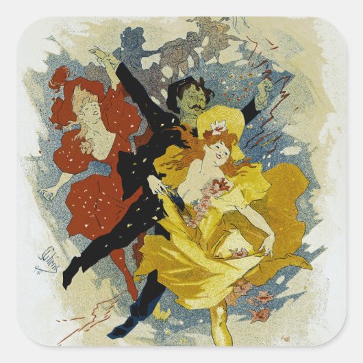 Redoute des Etudiants Vierkante Sticker (Voorkant)