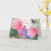 Redoute Flower Garden Wenskaart Kaart (Gele Bloem)