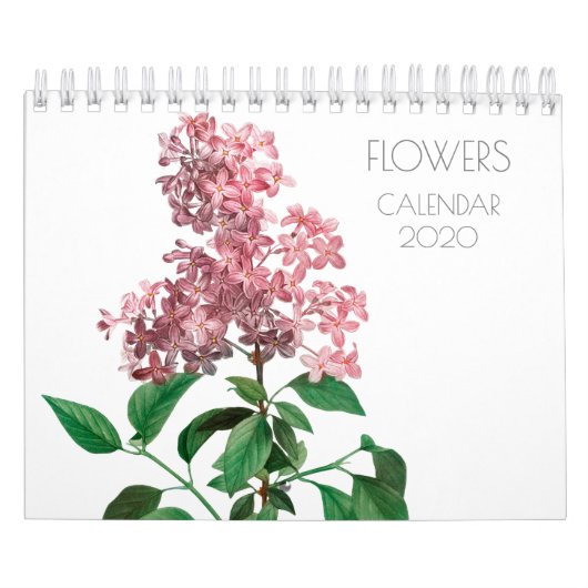 REDOUTÉ FLOWER ILLUSTRATION CALENDER KALENDER (Hoes)