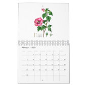 REDOUTÉ FLOWER ILLUSTRATION CALENDER KALENDER (Feb 2027)