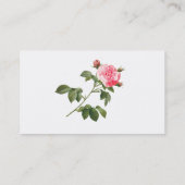 Redoute Flowers Visitekaartjes (Achterkant)