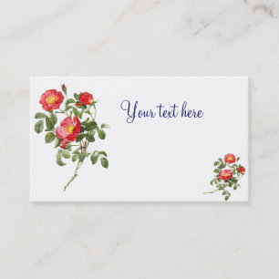 Redoute Flowers Visitekaartjes