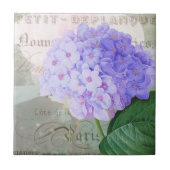 Redoute Hydrangea French Accent Ceramic Tile Tegeltje (Voorkant)