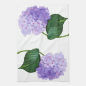 Redoute Paarse hydrangea Flowers Kitchen Towel Theedoek (Verticaal)