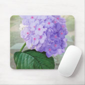 Redoute Paarse Hydrangea Mousepad Muismat (Met muis)