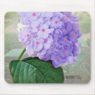 Redoute Paarse Hydrangea Mousepad Muismat