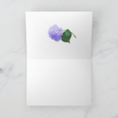 Redoute Paarse Hydrangea Wenskaart Kaart (Binnen)