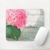 Redoute Pink Hydrangea  Briefkaart Mousepad Muismat (Met muis)