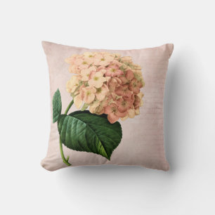 Redoute Pioenroos Hydrangea Kussen