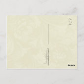 Redoute Red Camellia Briefkaart voor botanische af (Achterkant)