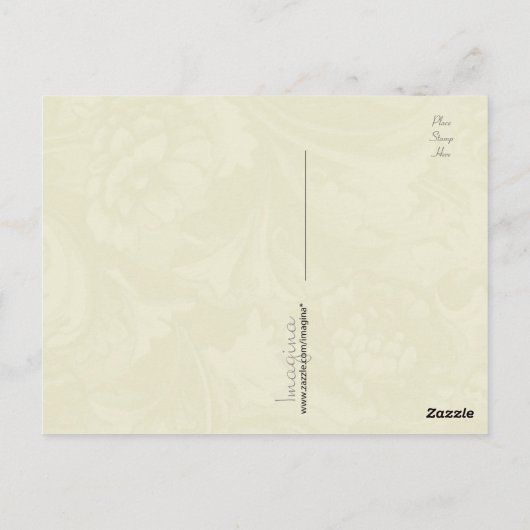 Redoute Red Camellia Briefkaart voor botanische af (Achterkant)