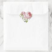 Redoute Roos Heart Shape Stickers (Tas)