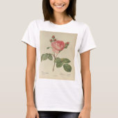 Redoute Rosa Centifolia T-shirt voor dames (Voorkant)