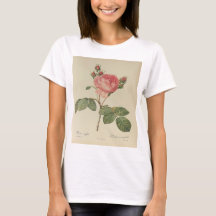 Redoute Rosa Centifolia T-shirt voor dames