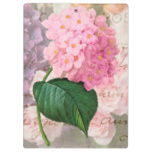 Redoute roze hydrangea Kantoor klembord (Achterkant)