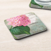 Redoute roze Onderzetters (Linkerzijde)