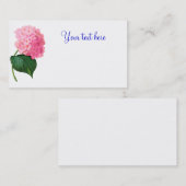 Redoute roze Visitekaartjes (Voorkant / Achterkant)