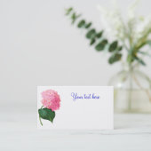 Redoute roze Visitekaartjes (Staand voorkant)