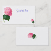 Redoute roze Visitekaartjes (Voorkant / Achterkant)