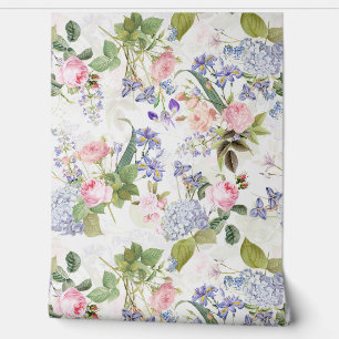  Redouté Rozen en Bloemen Rococo Garden Behang